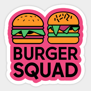 Burger Squad Sticker